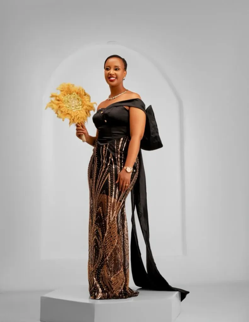 Dress (Black with gold) (Small)