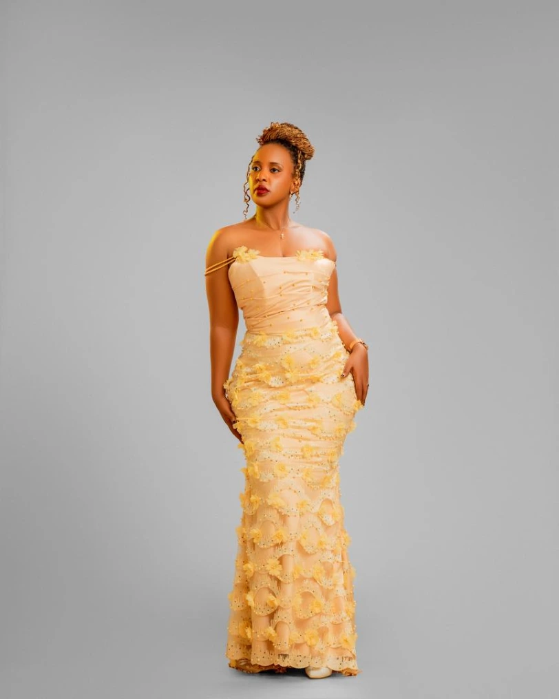Dress (Yellow Long) (Small)
