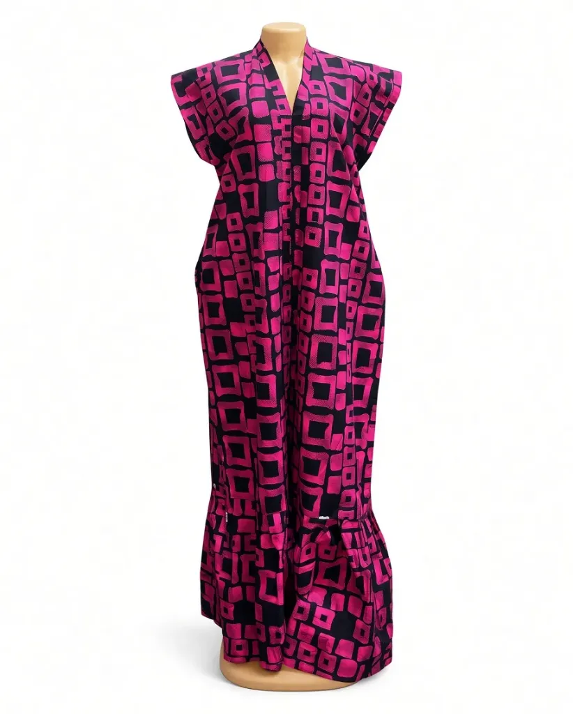 Dress short arm(red with dark)