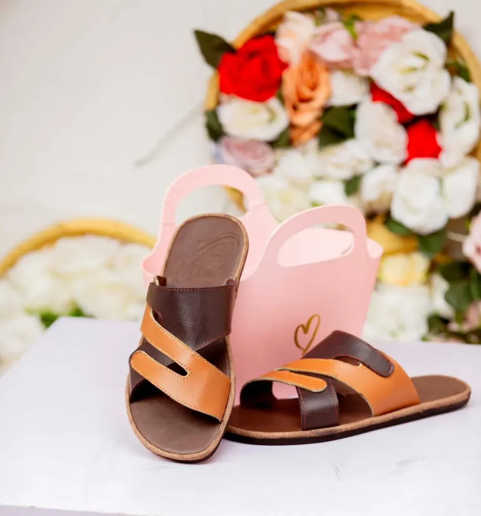 Sandal brown chocolate comfort