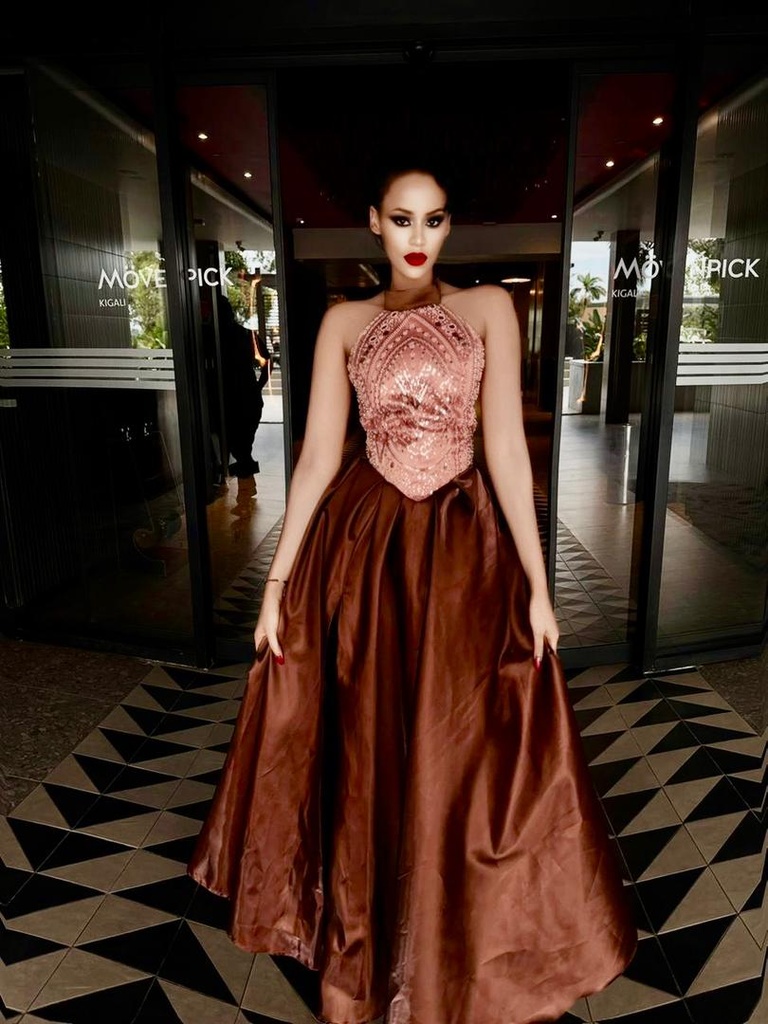 Dress (Brown long)